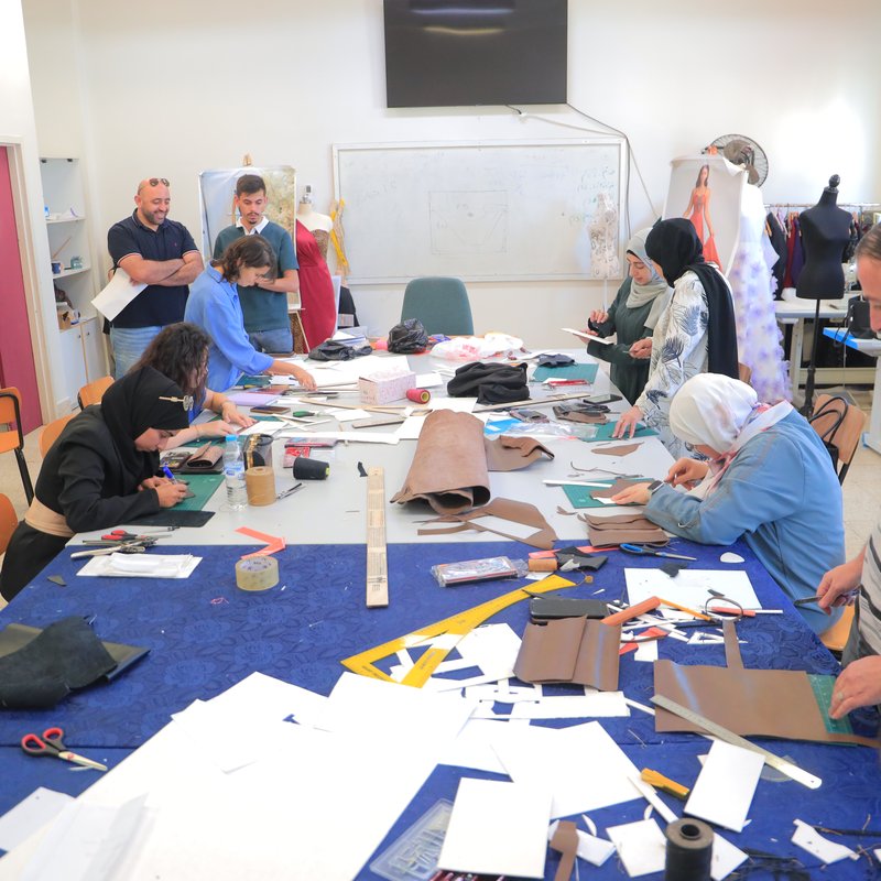 An-Najah Organizes Specialized Training in Leather Industries at Hisham Hijjawi College of Technology